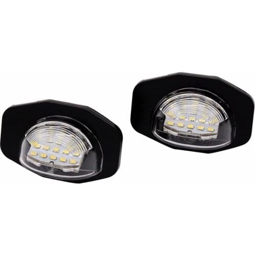 Car LED License Lights for Toyota ALPHARD/COROLLA/WISH/SIENNA/URBAN CRUISER Built-in Canbus LED Signal Lamp Error Free