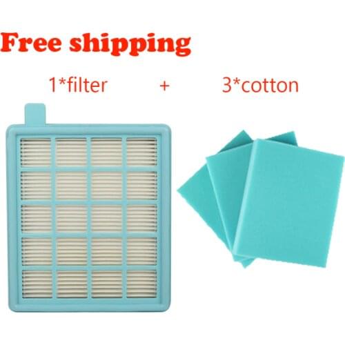 4pcs/lotFilter Mesh HEPA FILTER BUFFALO-MISTRAL For Philips Vacuum Cleaner FC8470 FC8471 FC8472 FC8473 FC8474 FC8476 fc8634