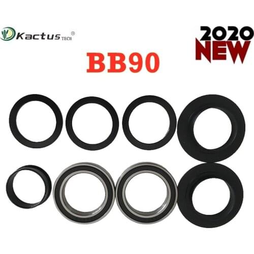 KACTUS Ceramic Bottom Bracket BB90 Mountain Road Bicycle Bearings Press Fit Bike Axis Parts Eje Pedalier De Cazoletas
