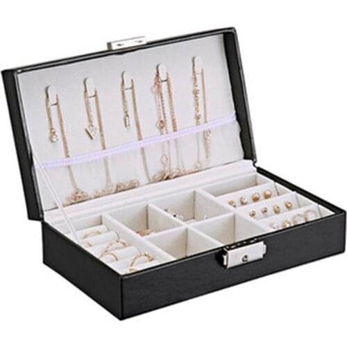 HOT SALES！！！New Arrival Multifunctional Solid Color Jewelry Storage Box Earring Ring Necklace Organizer Wholesale Dropshipping