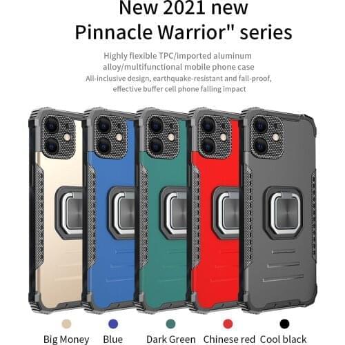 Magnetic Car Stand Ring Phone Case For Samsung Galaxy Note 20 Note 20 Ultra S20FE A12 A32 A52 A72 A82 Shockproof Protective Case