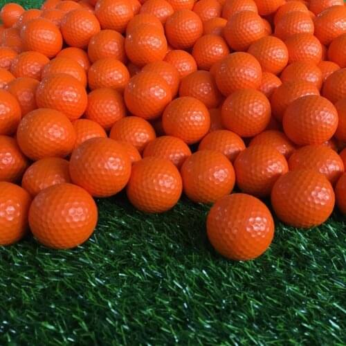 2Pcs Golf Balls Elastic High Visibility Eco-friendly Safety Golf Practice Balls Children Toys for Golf Practice