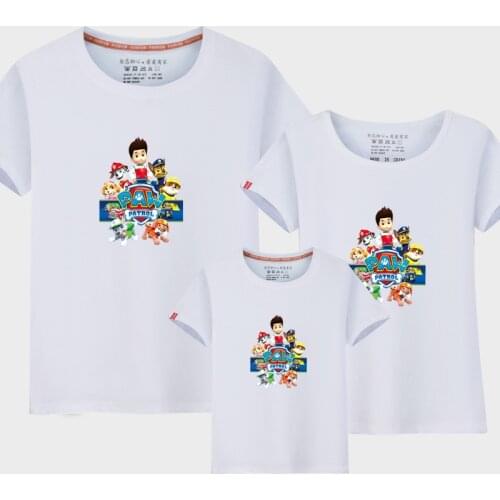 Baby Boy Girl Clothes Mother Father Daughter BeachWear Tops Mama Papa And Me Matching Short-sleeved T-Shirts Family look