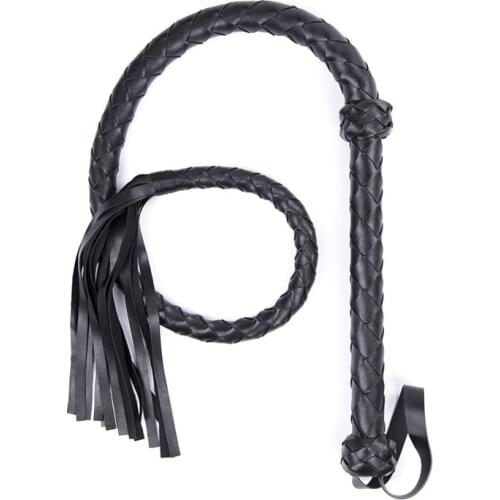 Sex toys 120cm Queen Long flogger leather whip Adult games flirt tools cosplay slave bdsm fetish spank sexo whips for couples