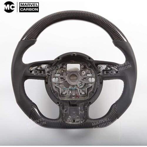 100% Real Carbon Fiber Steering Wheel for Au-di A6 A7