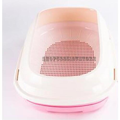 Cat Litter Basin Splash Proof Semi Closed Double Deck Cat Toilet Big Pine Cat Litter Basin Excrement Basin Deodorization Cat Sup