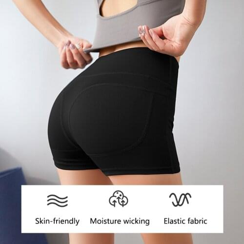 New Arrival Purple Black Blue Tight Slim Push Up Hip Yoga Shorts for Women Running Climbing Boxing Cycling Sport Gym Clothing