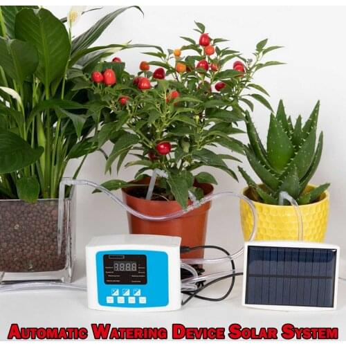 USB Power Operation Automatic Watering Device Solar System DIY Automatic Drip Irrigation Kit Self Watering System with Timer