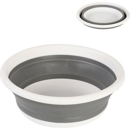 5L Folding Bucket Foldable Basin Fishing Camping Car Wash Bucket Folding Bucket Washbasin Travel Household Camping Supplies