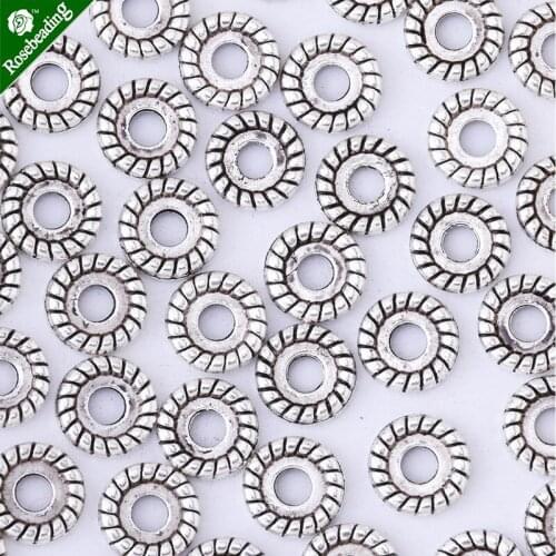 Lots of 50pcs vintage beads cap,filigree beads cap,end cap,flower spacer metal beads