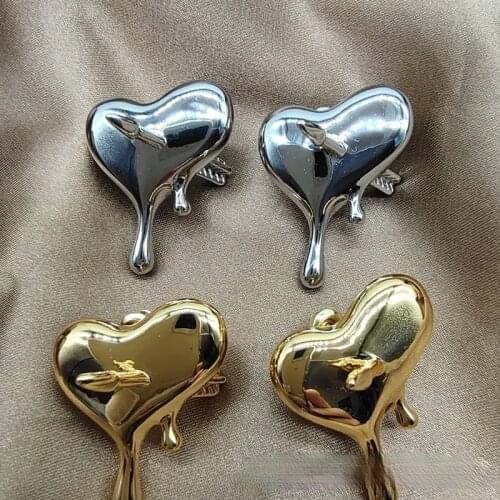 2021 new drop blood one arrow through the heart high sense earrings cold wind temperament womens earrings