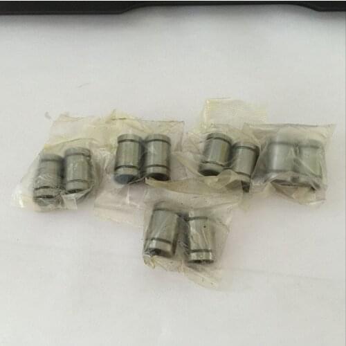 10pcs/lot LM6UU 6mm* 12mm*19mm 6mm linear ball bearing bush bushing for 6mm linear round shaft cnc parts