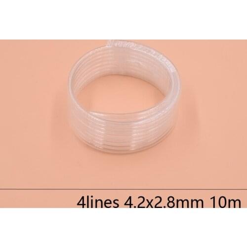 4 Lines eco solvent printer ink tube 4.2X2.8MM for Epson Allwin Mimaki Roland Mutoh ink hose 10M/lot Large ink supply ink system