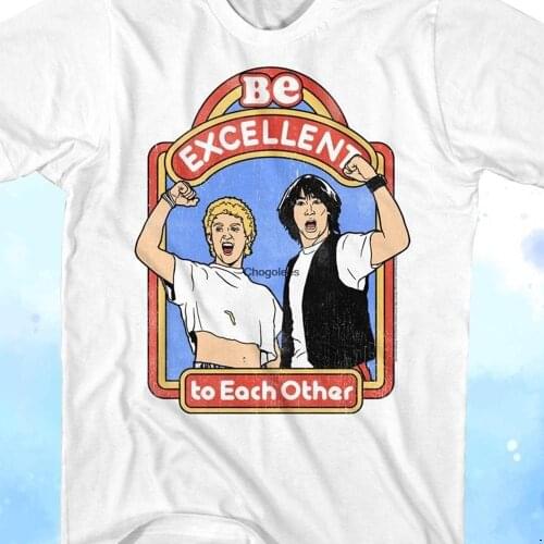 Be Excellent To Each Other Bill & Ted Keanu Reeves Alex Winter Shirt For Women Easter Day April Fools Day