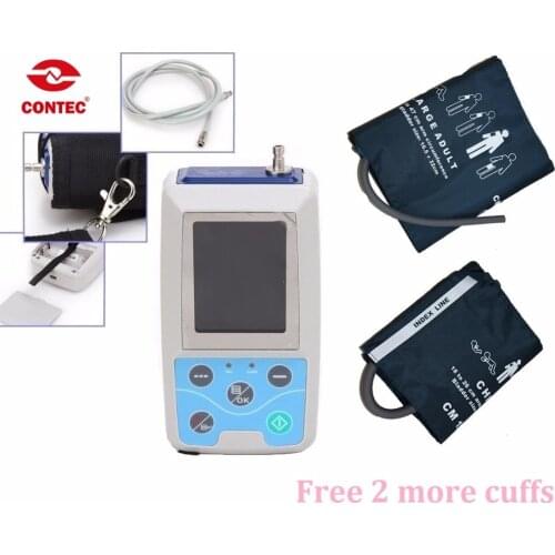 CE ABPM50 ambulatory blood pressure monitor NIBP Holter with Free Adult Cuff