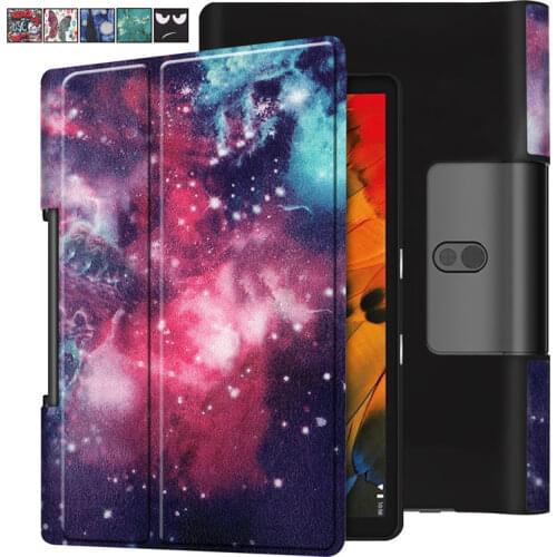Tablet Cover For Lenovo Yoga Smart Tab 10.1 YT-X705F Leather Stand Flip Case For Lenovo Yoga Tab 5 YT X705F Case Coque Funda