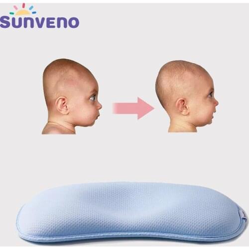 Sunveno baby pillow Baby Head Shaping Prevent Flat Head for Newborn Baby - Safety Corn fiber, Baby Bedding Set