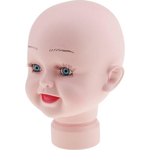 Kids Child Manikin Head Mannequin Baby Hair Wig Hat Glasses Stand Display 8' Childrens Mannequin Head