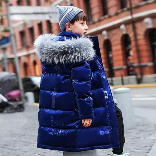 -30 Degrees Children Winter Jacket 2021 New Thick Warm Kids Down Coat for Boys Snowsuit Girl Clothes Waterproof Snow Wear 4-15Y