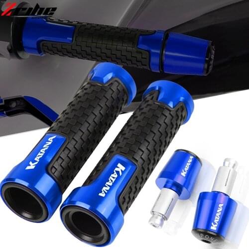 For SUZUKI KATANA GSX1100F GSX 1100 F 600 750 Motorcycle Accessories 7/8" 22MM CNC Handlebar Hand Grips Handle Bar Ends Cap Plug