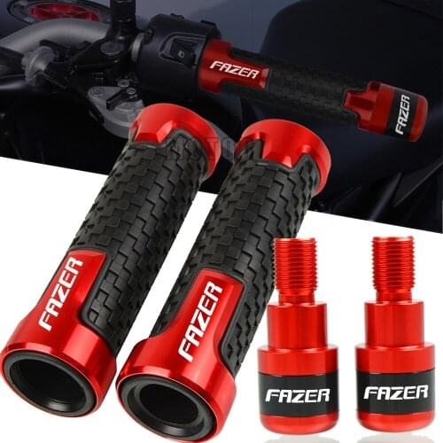 For Yamaha FZS1000 FAZER 2001-2005 2004 2003 2002 Motorcycle Accessories 7/8"22mm Handlebar Grips Handles Bar Grip Ends Cap Plug