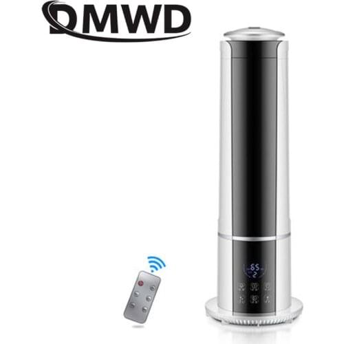 DMWD Air Humidifier 5.3L Large Capacity Floor-type Air Purifying Mist Maker Timing With Intelligent Touch Screen Adjustable Fog
