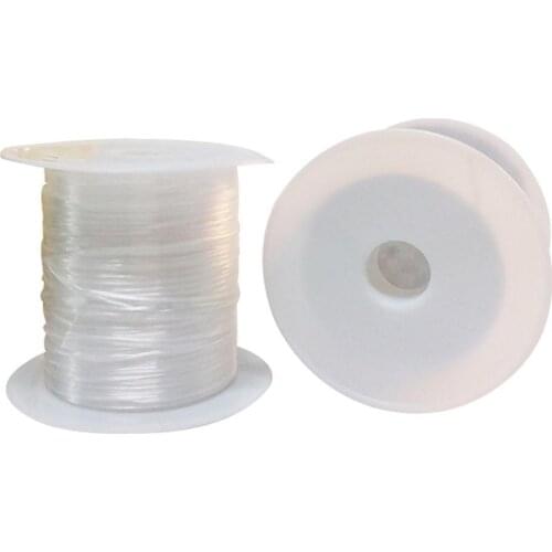 10M/Roll 1mm Spandex Elastic Thread Color Elastic Thread Diy Jewelry Bracelet Beaded Transparent Thread
