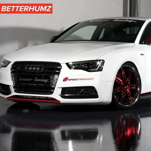 BETTERHUMZ 2PCS Car Sport Emblem Badg Sticker For Audi A3 A4 A5 A6 C7 A7 A8 Q5 Q7 S3 S6 Exterior Decals Decoration Stickers