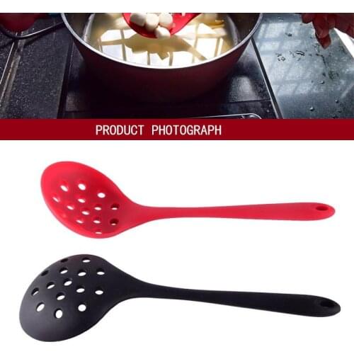 Kitchen Cooking Spoon Soup Long Handle Cooking Scoop Silicone Rice Spoon Soup Ladle Catering Tableware Kitchen Utensil