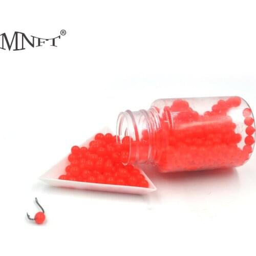 MNFT 6Bottle 70g 450pcs Carp Fishing Bait Ball Beads Jelly Bait Bean Egg Boilies Bait Saltwater Lures Fishing Tackle