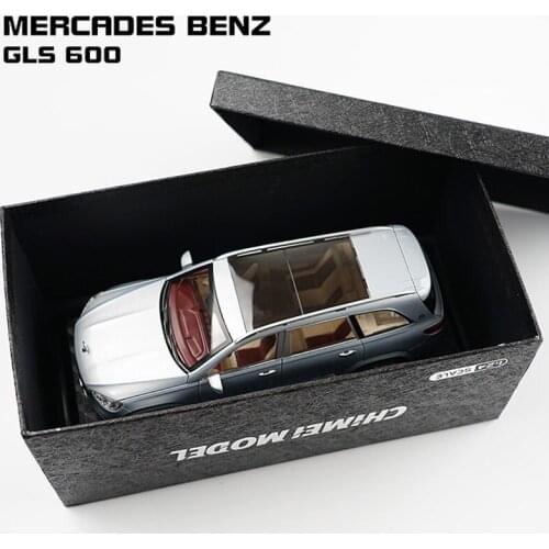 1/24 Benz Maybach GLS600 Alloy Car Model Large Size Diecast Metal Car Collection Home Decoration Chidlren Boy Gift Toy Vehicles