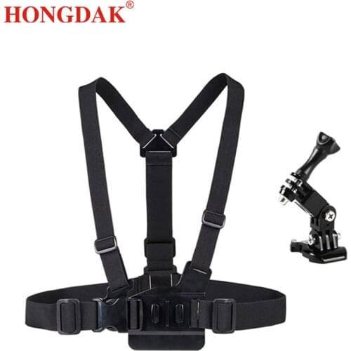 For GoPro Accessory Adjustable Chest Mount Harness Chest Strap Belt for Go Pro Hero 9 8 7 6 5 4 Yi 4K Sjcam Sj4000 Sport Camera