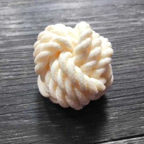 New Hot 3D Silicone Woolen Candle Molds Korean Candle Mold Woolen Ball Design Handmade Soy Candles Making Aroma Wax Soap Molds