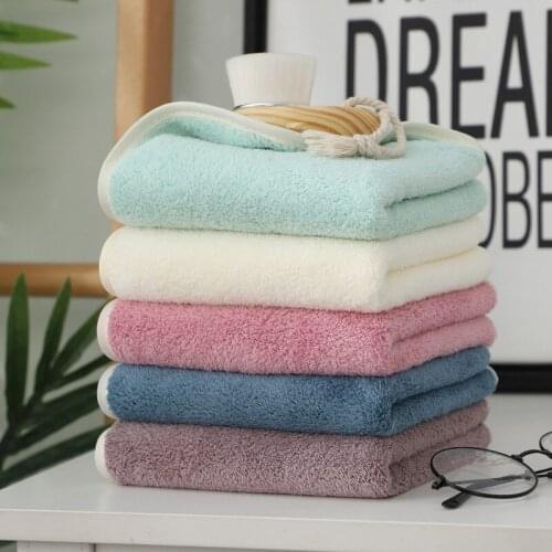 New Microfiber Coral Towel Bath Velvet Towel Soft Face Towel Home Absorbent Fast Dry Washrag Towels Bath Towels For Bathroom