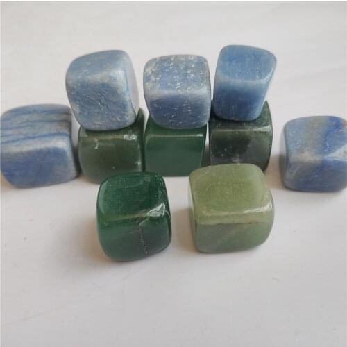 15-30mm Natural Aventurine Green Blue Minerals Specimen Irregular Shape Polished Rough Rock Stone Reiki Healing Home Decoration
