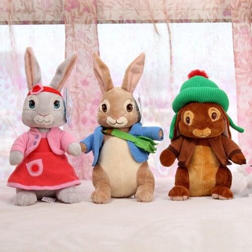Plush Cute Cartoon Petering Lily Ben Rabbit Toy Stuffed Soft Dolls Christmas Gift