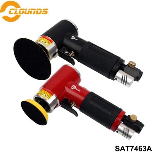 SAT7463A Pneumatic Sander Air Tool 2" 3" Pad Size Non-Orbital Mini Air Sander