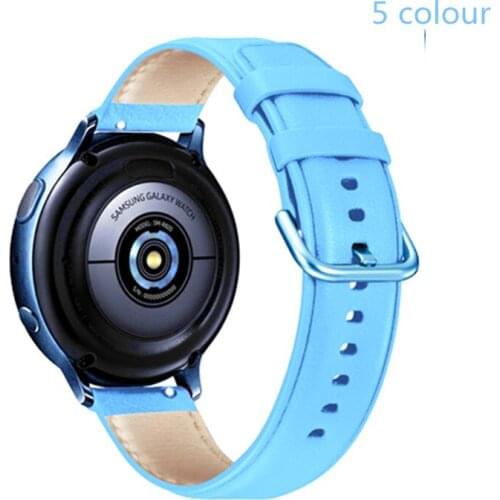 Genuine Leather Strap For Garmin Vivoactive 3 Smart Bracelet Replace Band For vivomove HR Forerunner 645 235 Venu Wristband