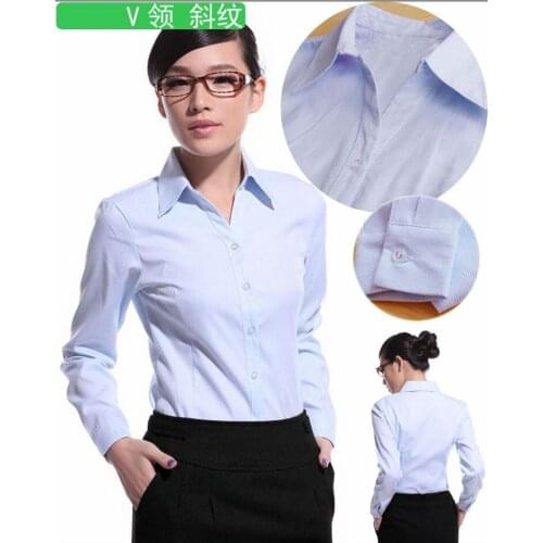 Plus size XL-7xl 8XL 9xl (bust 135cm) New professional v-neck slim big yards thick Twill shirt big size shirts womens clothing