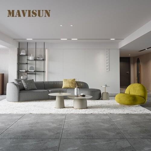 Modern Minimalist Long Chair Sofa Set For Large And Small Type Apartments Italian All The Technology Cloth Sofa Home Furniture