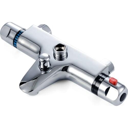 Temperature Control Thermostatic Spool Brass Shower Valve Mixer Tap Faucet Shower