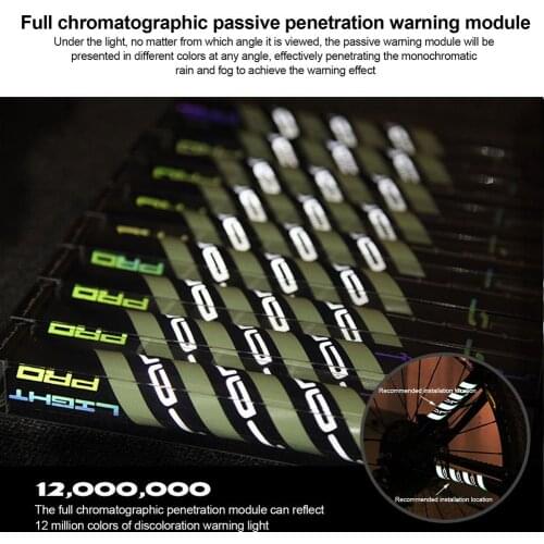 Bike Sticker Bicycle Reflective Stickers Luminous Protective Chain Stay Sticker Motorcycle Frame Front Fork MTB Fender Protector