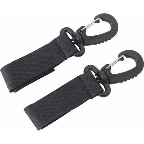 2pcs Sturdy Stroller Accessory Hooks Wheelchair Stroller Pram Bag Hook Baby Strollers Shopping Bag Clip Stroller Accessories