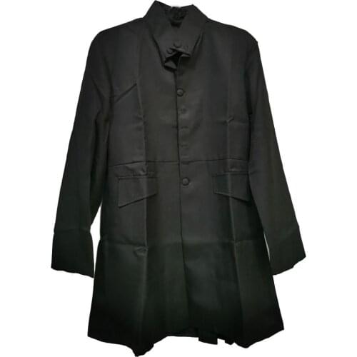 2021 Professor Severus Snape Cosplay Costume For Adults Black Cloak Shirts Rube Full Set Men Women Halloween Carnival Party Unif