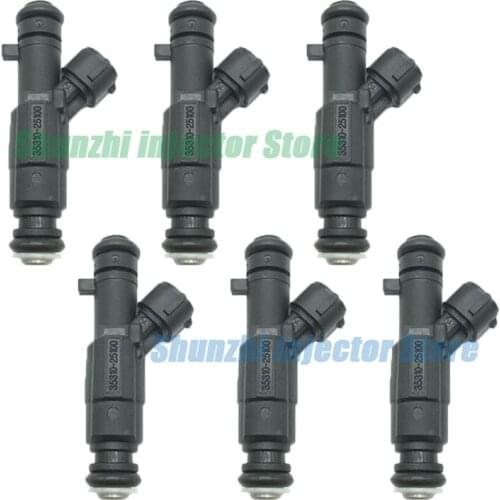 6pcs Fuel Injector Nozzle For Hyundai KIA OEM: 35310-25100 3531025100 35310 25100