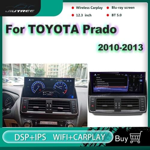 2 Din Blu ray Screen Android Car Radio For TOYOTA Prado 2010-2013 GPS Navigation DVD Multimedia Player Auto Video Stereo Reciver