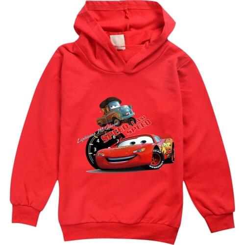 Disney McQueen Cars Childrens Clothing Sweatshirts For Boys Cotton Baby Hoodie Kids Toddler Girl Clothes 2021 Christmas Outfits