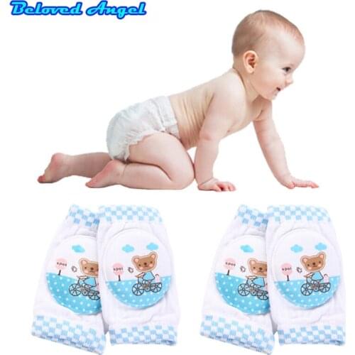 2019 Baby Knee Pads Kids Anti Slip Crawl Knee Protector Babies Leggings Children Warmers Toddler Kneecap Harnesses Leashes
