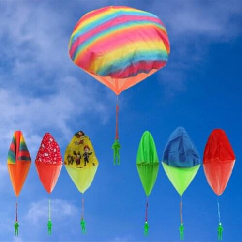 Hand Throwing Kids Mini Play Parachute Toy Soldier Outdoor Sports Childrens Educational Toys High Quality