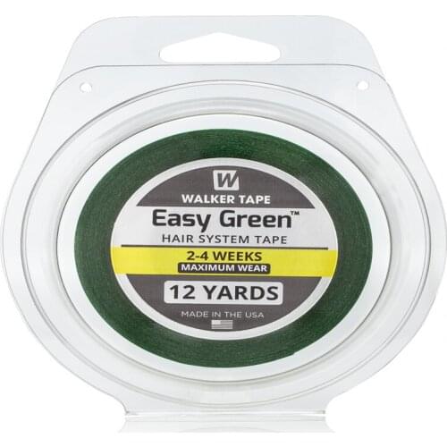 12 yards Easy Green Maximum Wear Hair Tape